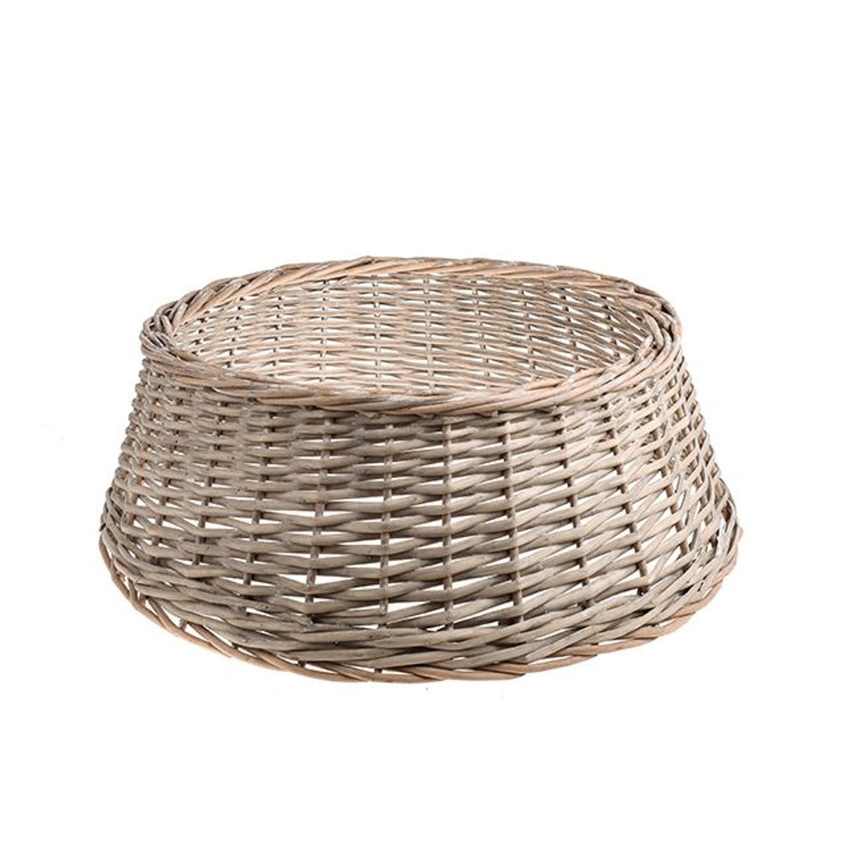 Christmas Grey Willow Wicker Tree Skirt 44cm Southwood Christmas Shop