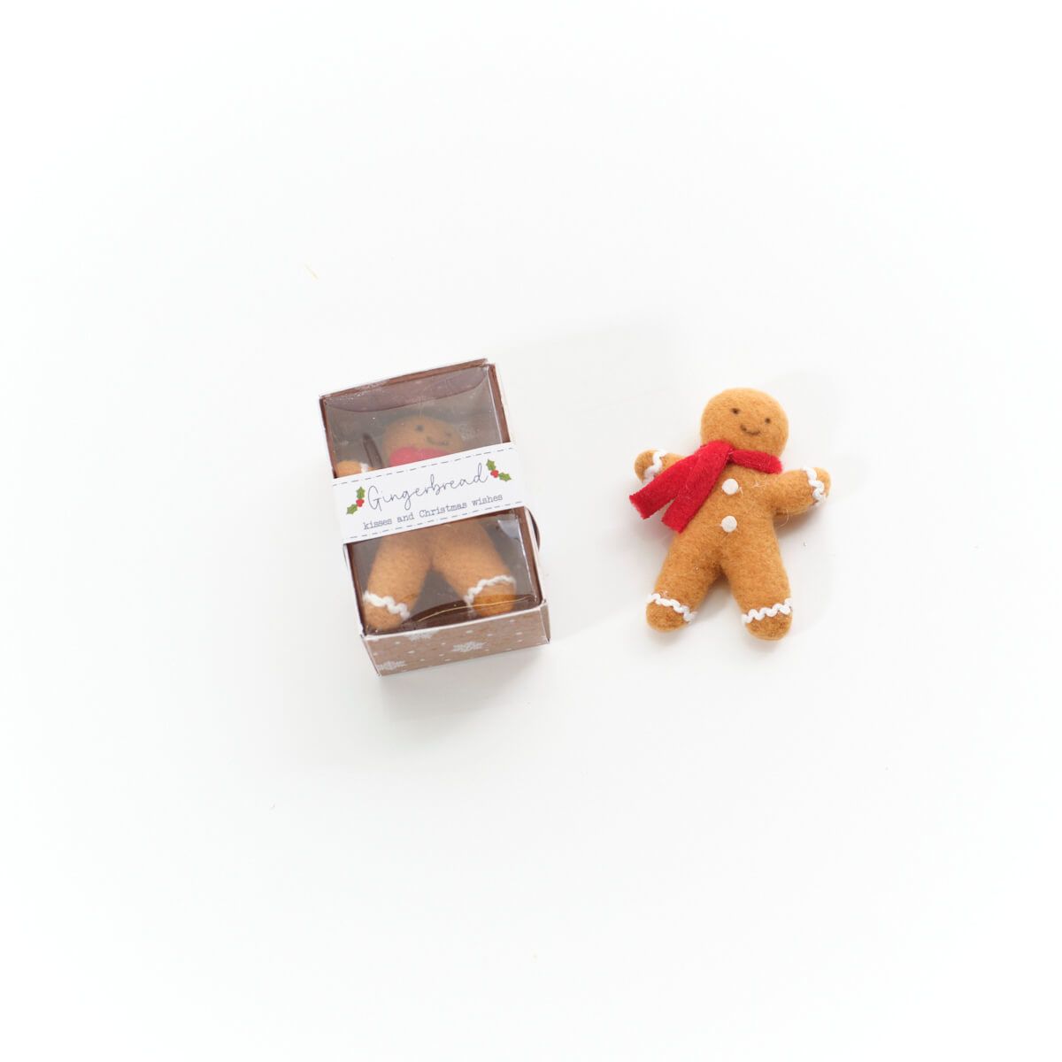 Christmas Tiny World Fabric Gingerbread Boxed Keepsake