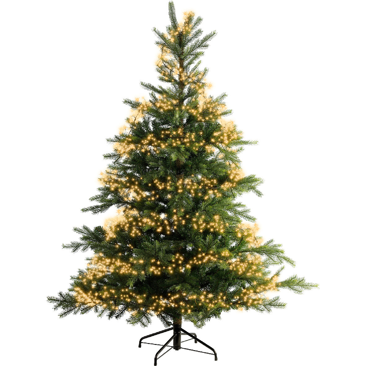 Lumineo 960 LEDs Classic Warm Micro LED Cluster Lights Twinkle Effect Outdoor Lights 6m Green Cable