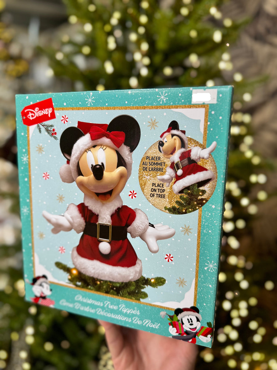 Disney Minnie Mouse Santa Tree-topper Table-piece