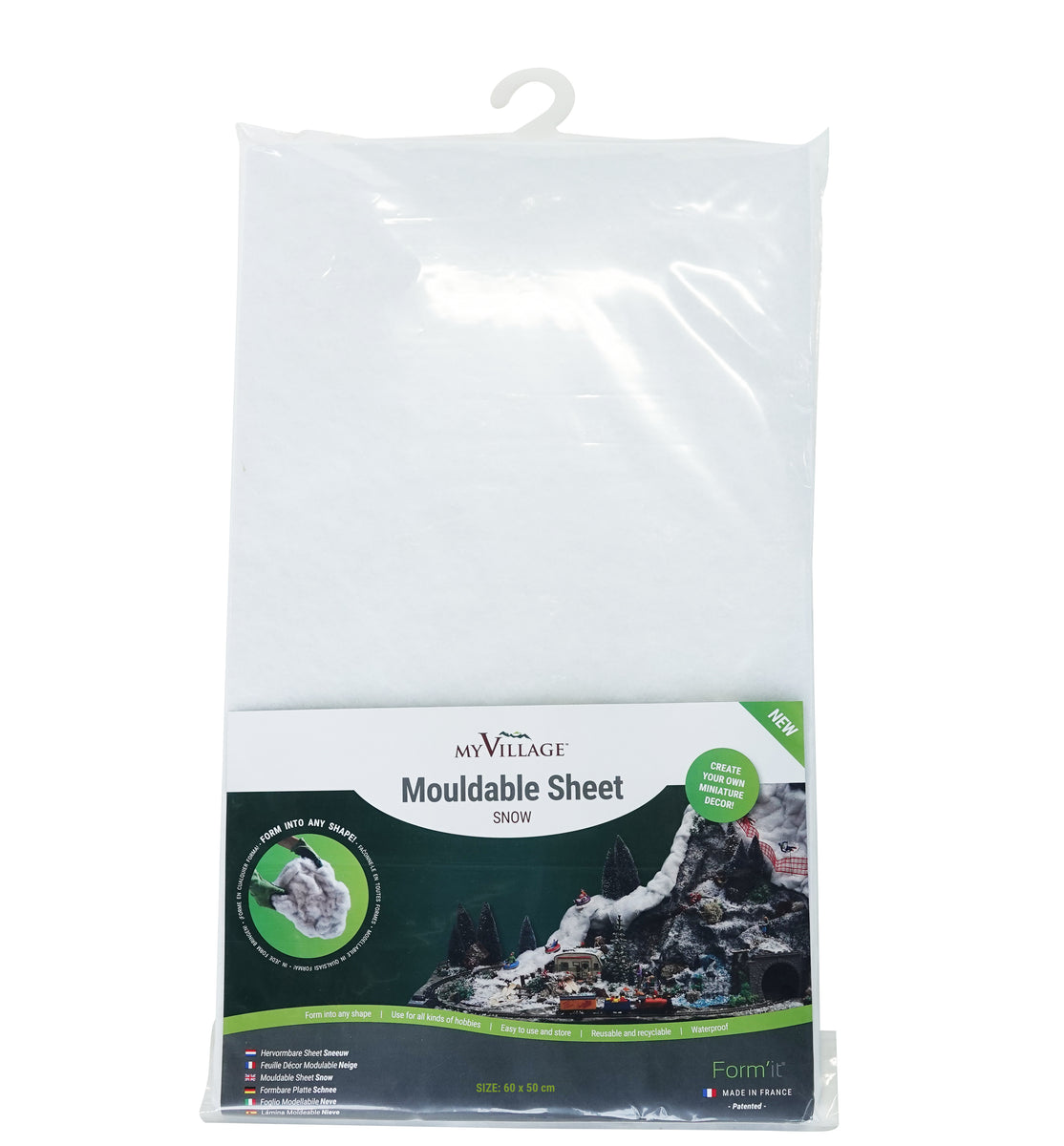 MyVillage Mouldable Sheet Snow 60x50cm Southwood Christmas Shop