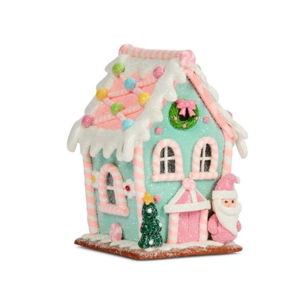 Three Kings Light Up Gingerbread Santa House IceCandy Cottage