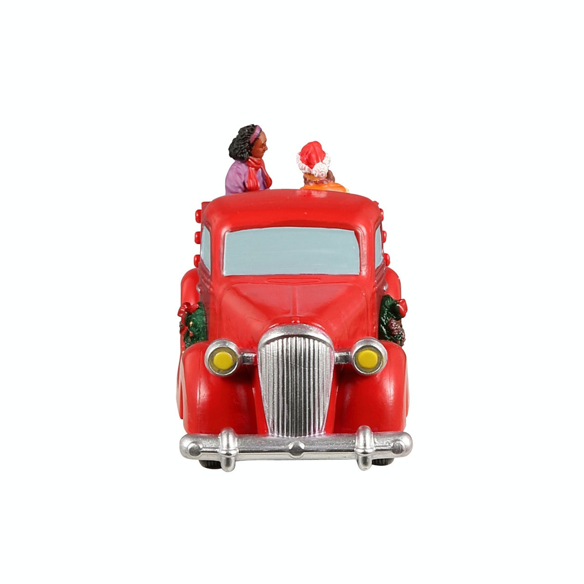 Lemax Jolly Joyride Carols in Red Pick Up Truck