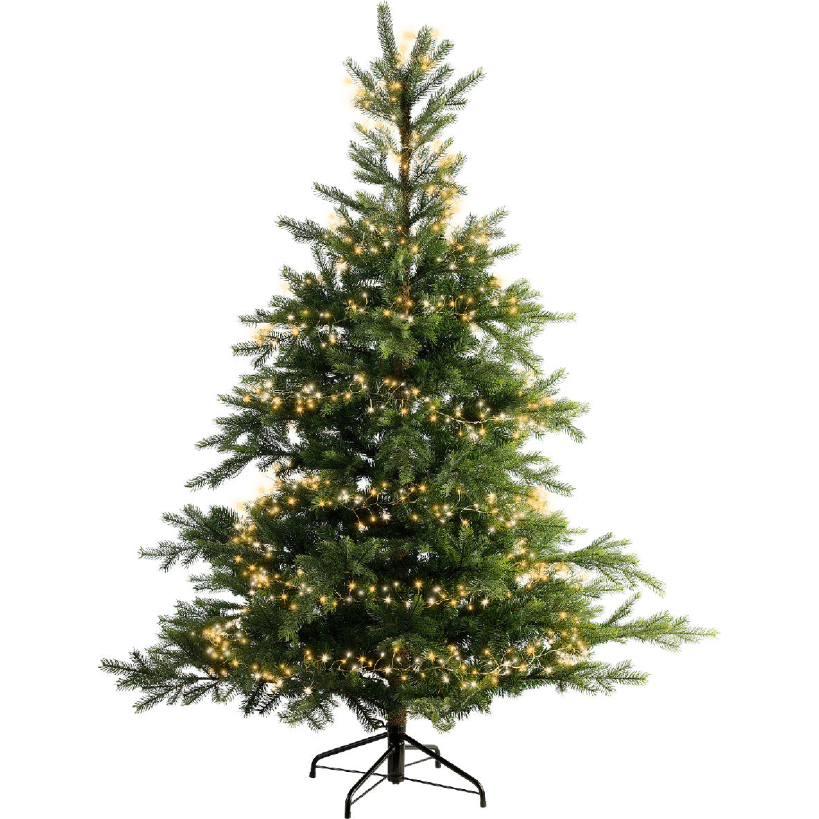 Lumineo Warm & Classic White Micro LED Compact Twinkle String Lights with Gold Cable - 6m 480 LED