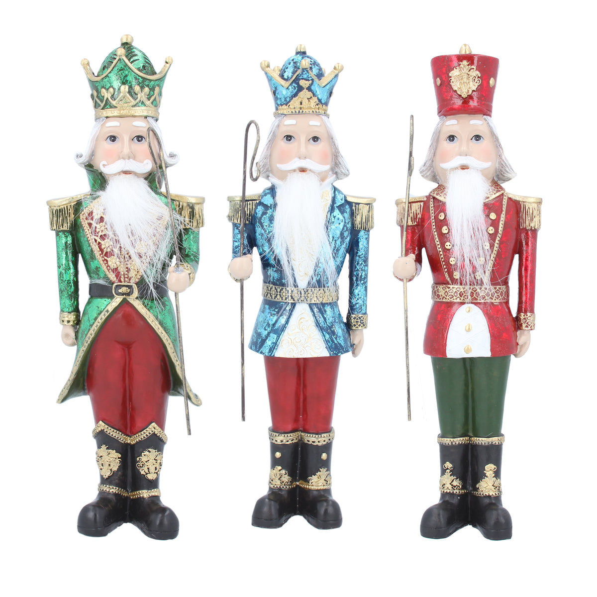 Gisela Graham Coloured Resin Nutcracker Ornament Southwood