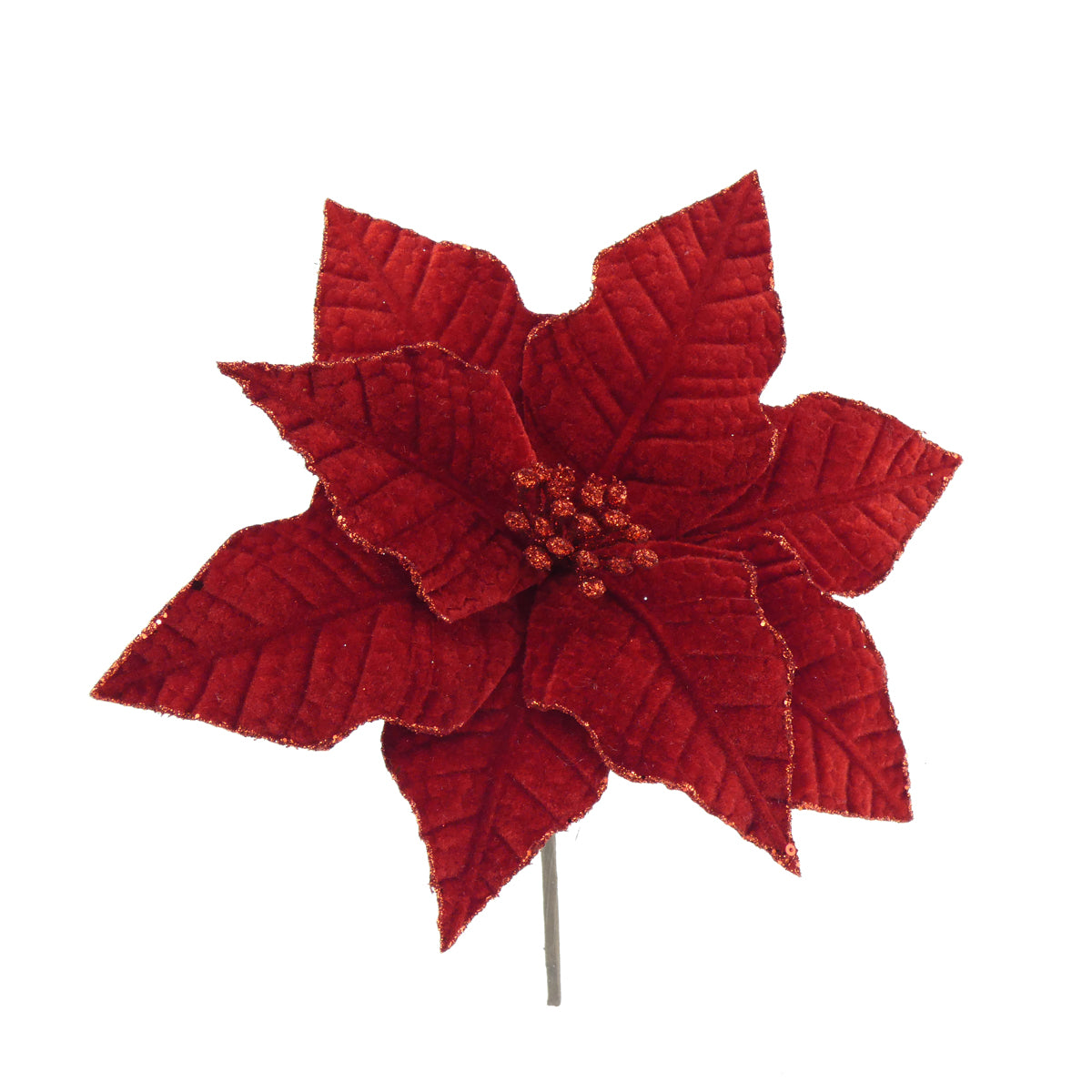 Classic Velvet Poinsettia Artificial Flower