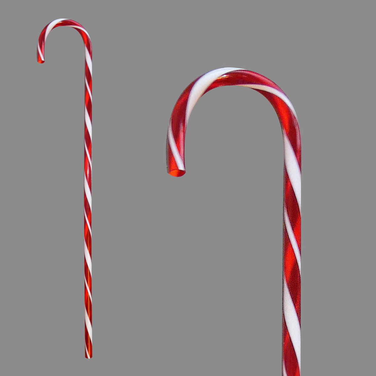 Giant Acrylic Candy Cane 80cm Southwood Christmas Shop
