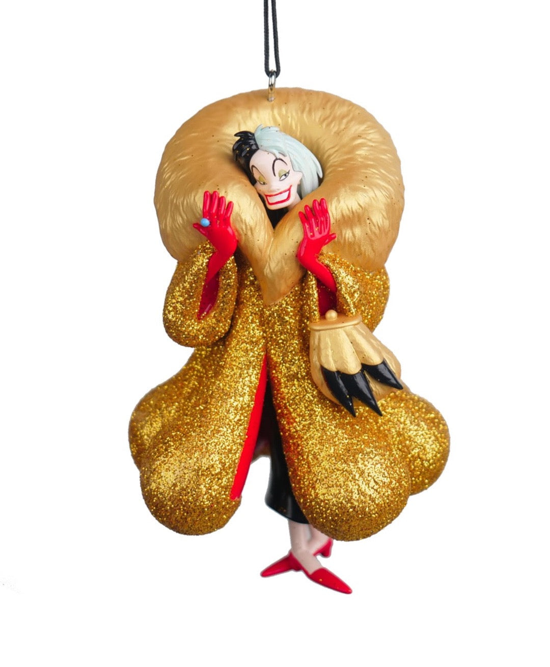 Disney Villain's Cruella De Vil 3D Resin Christmas Bauble