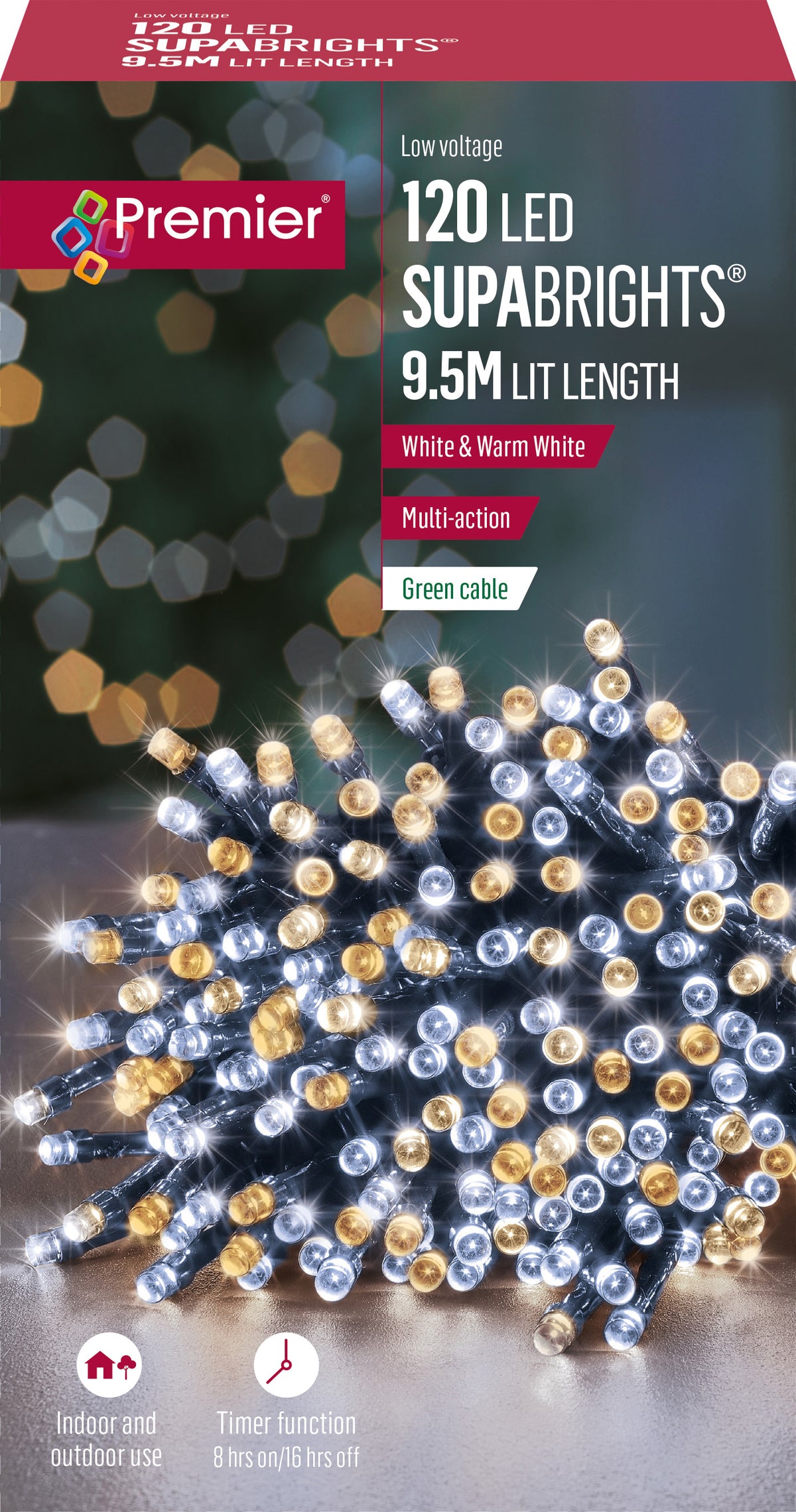 Premier Warm White and Cold White LED Multi Action SupaBrights