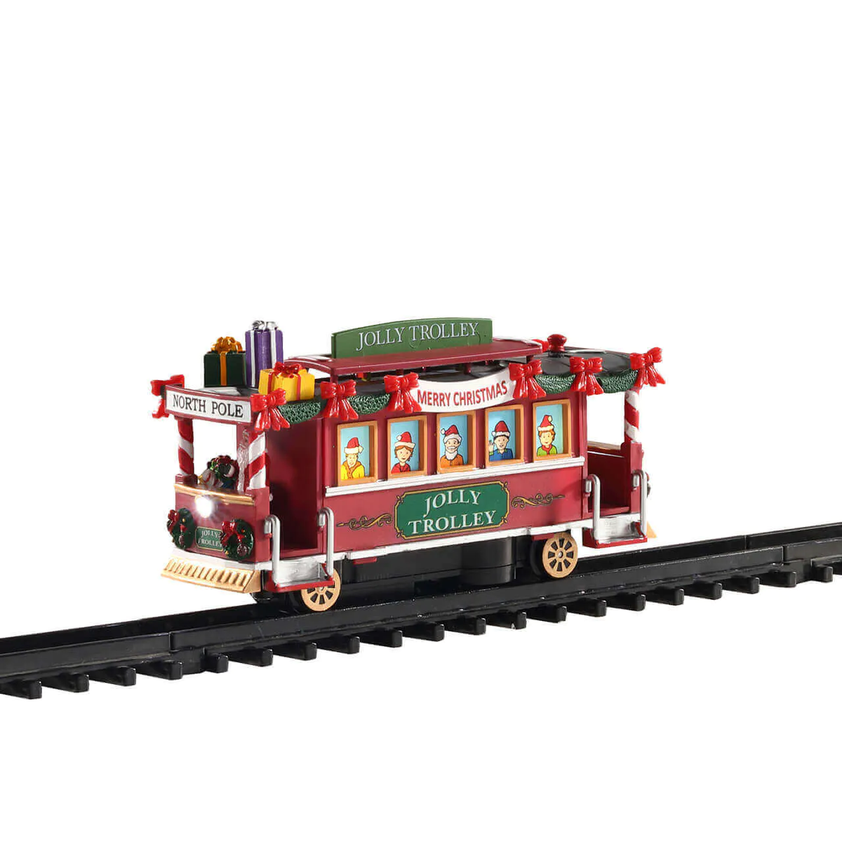 Lemax Jolly Trolley Train with Track – Southwood Christmas Shop