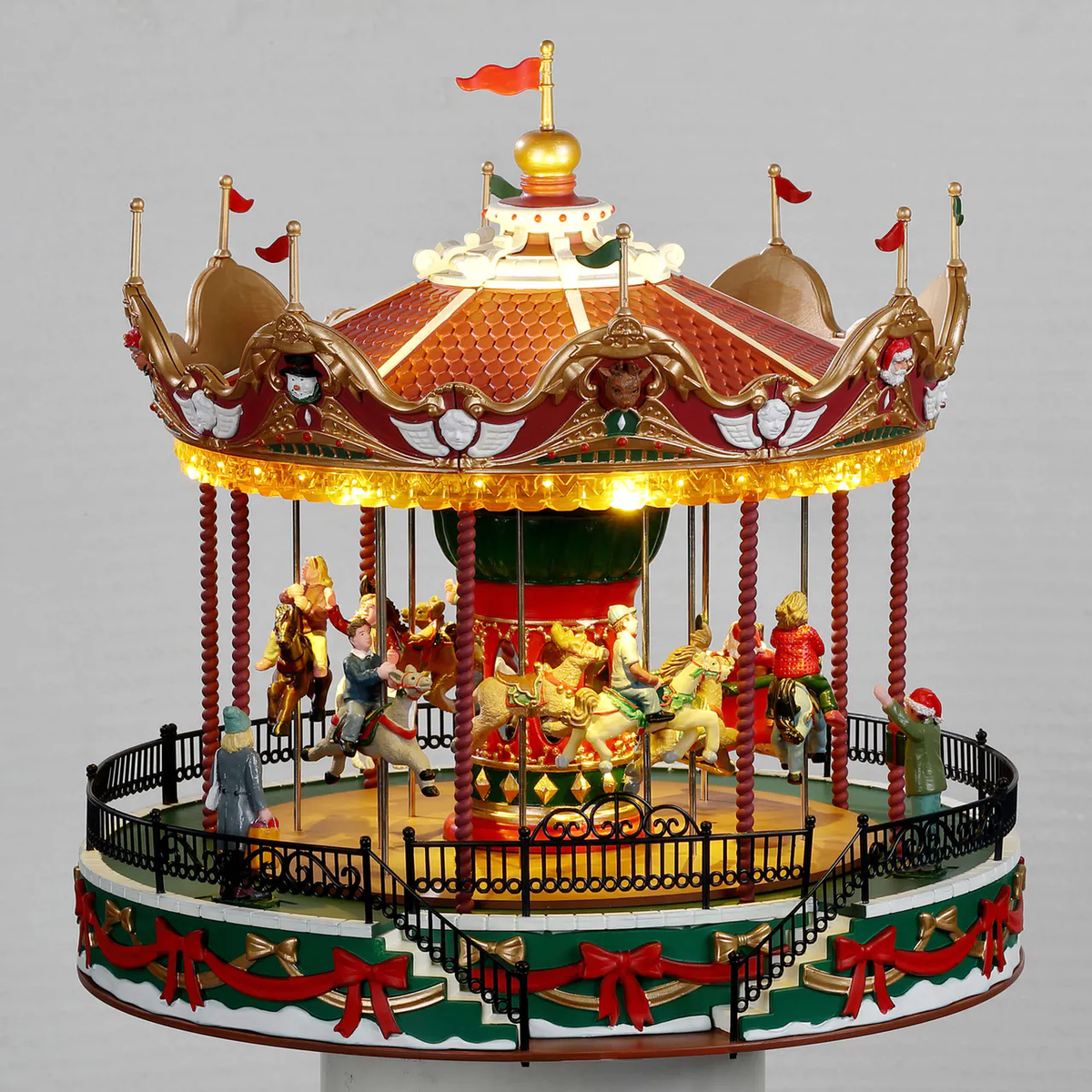Lemax Santa Carousel - with Lights, Sound & Motion