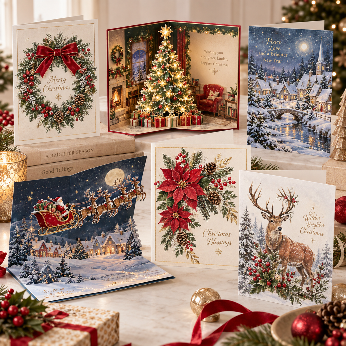 Christmas Cards – 3D Pop-Up, Musical & Light-Up