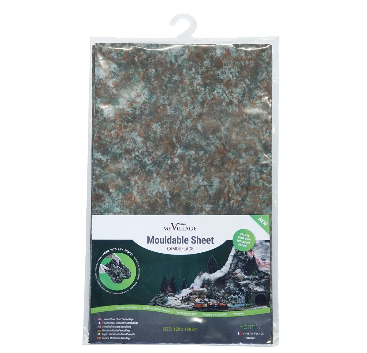 MyVillage Mouldable Sheet Camouflage - 1.2m