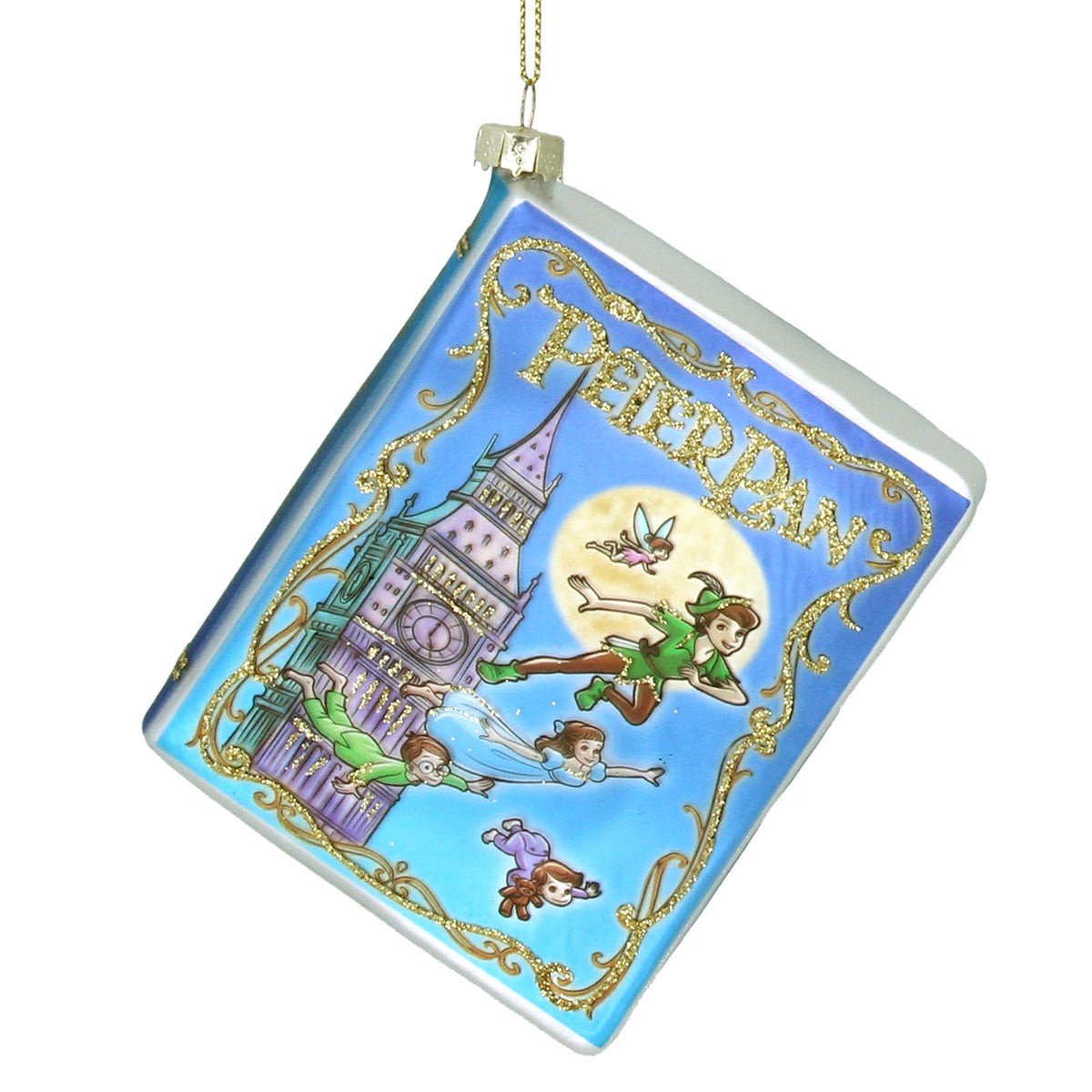 Gisela Graham - Glass Peter Pan Christmas Tree Bauble