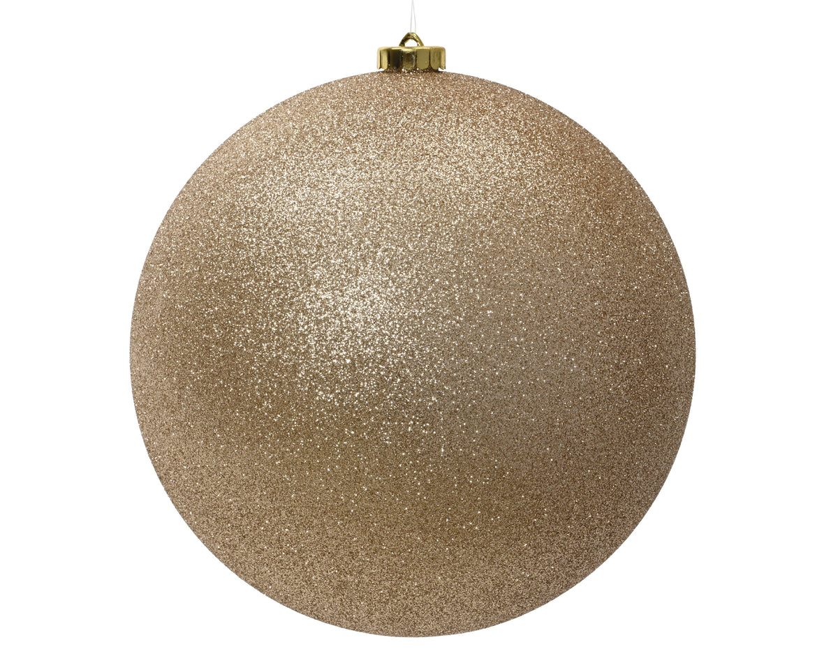 Pearl Large Shatterproof Glitter Bauble - 14cm
