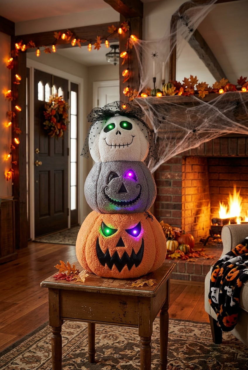 InLit Scary Stack-o'-Lanterns - 60cm
