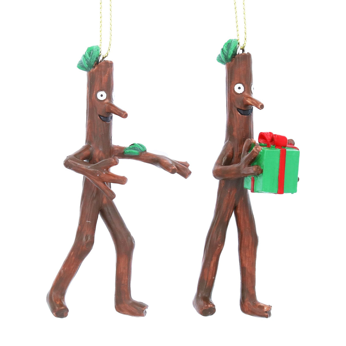 Gisela Graham Resin Stick Man Christmas Decoration - Single
