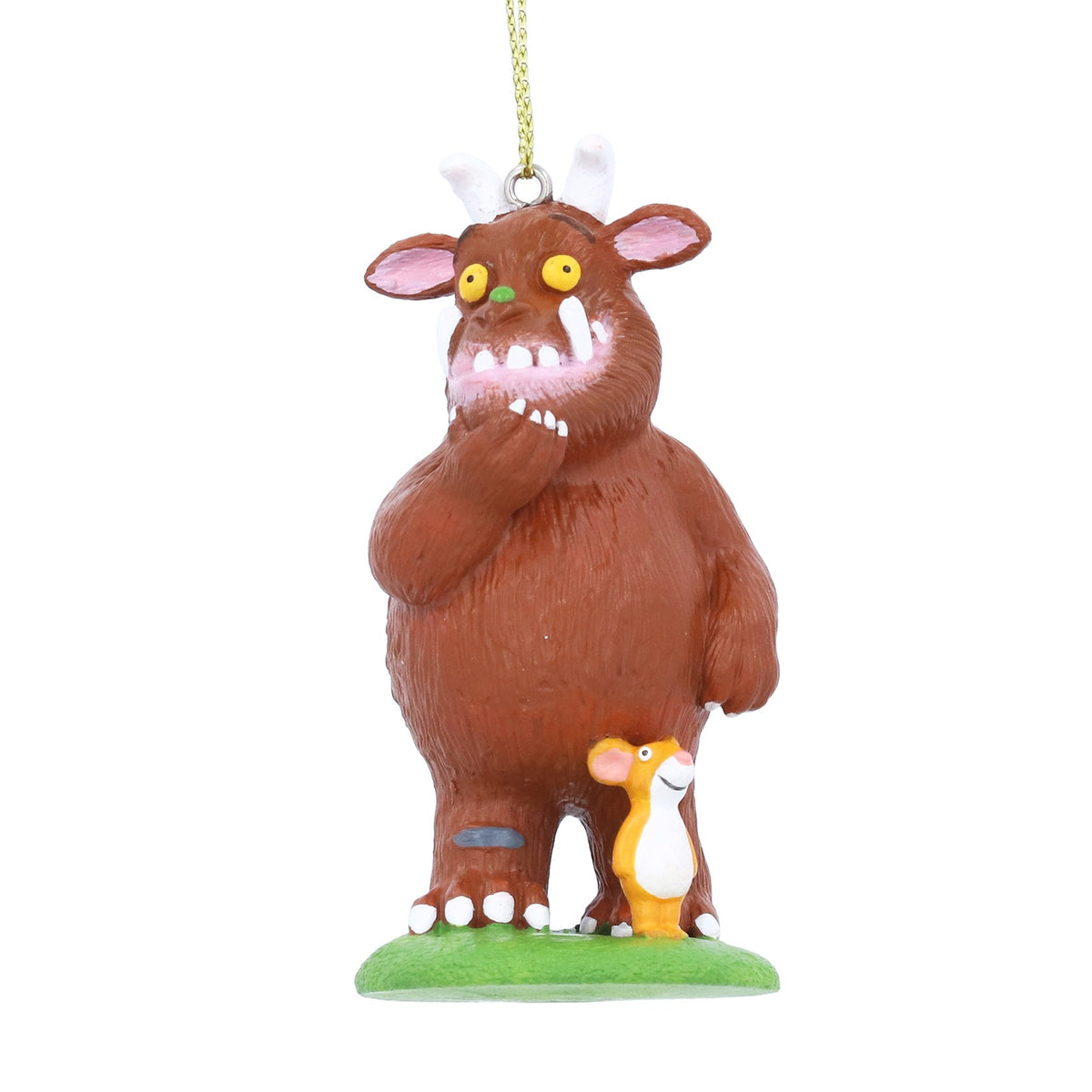Gisela Graham Resin Gruffalo & Mouse Christmas Tree Decoration