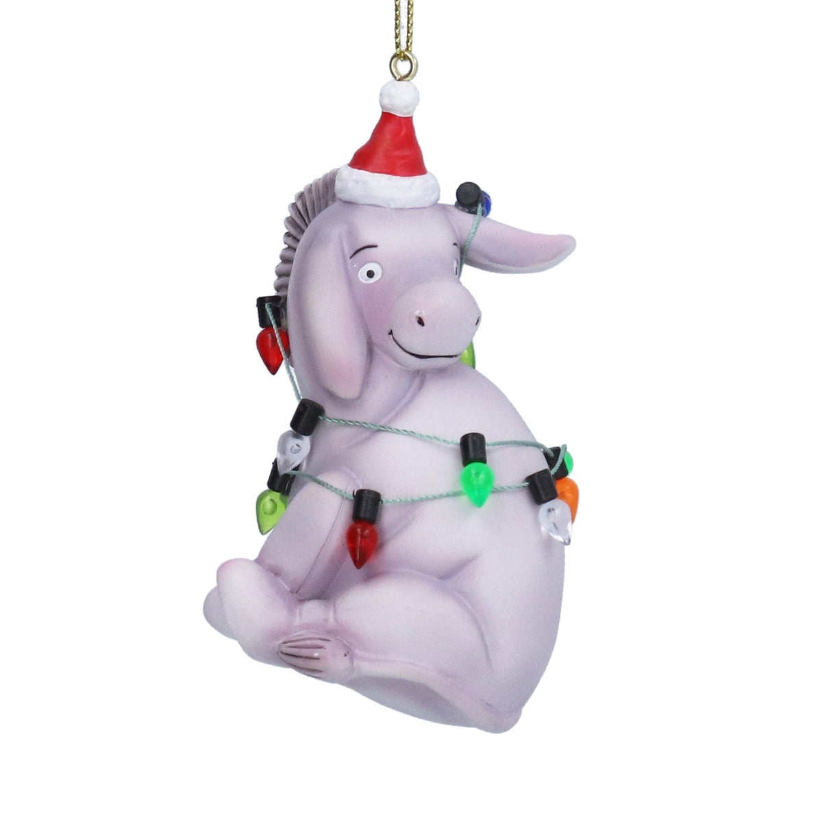 Gisela Graham - Resin Winnie the Pooh's Eeyore Christmas Decoration - 7.5cm