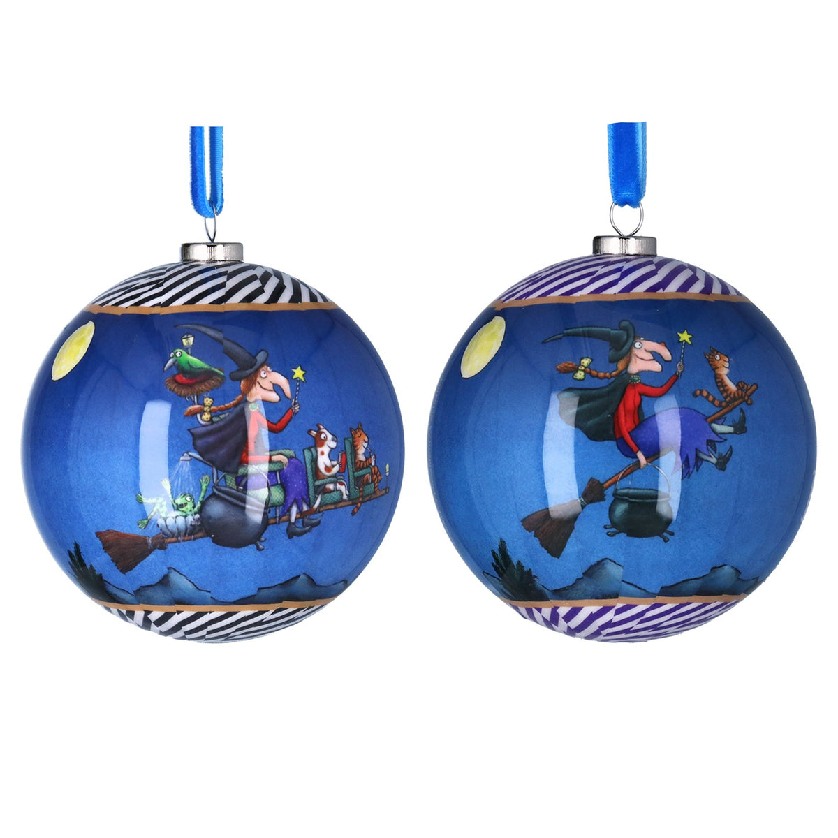 Gisela Graham - Room On The Broom Halloween Hanging Bauble