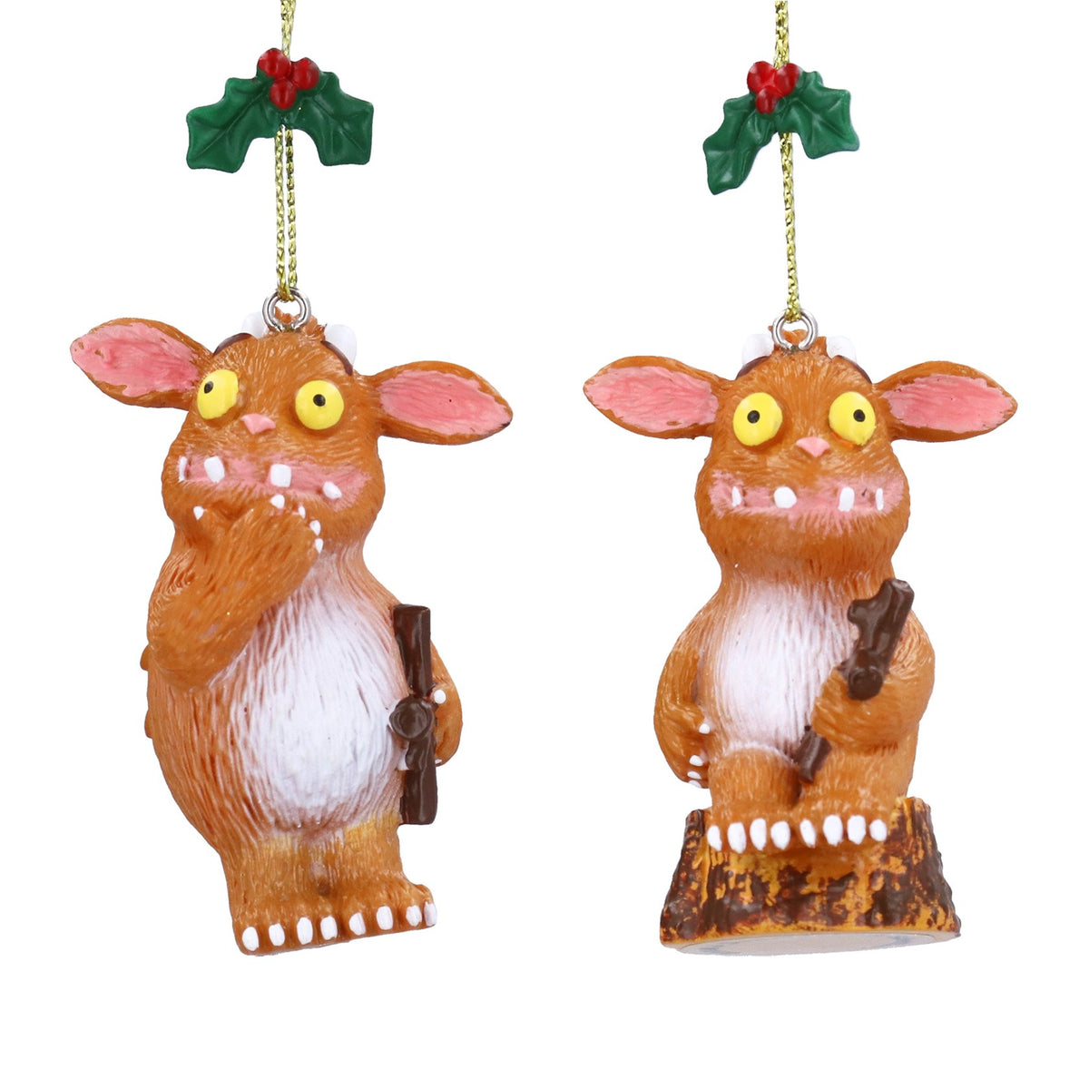 Gisela Graham - Resin Gruffalo's Child Christmas Decoration Single - 6cm
