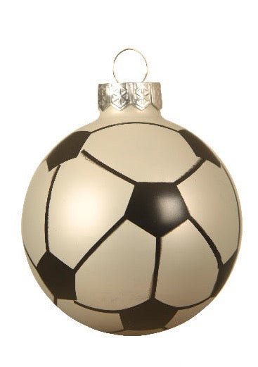 Painted Sports Glass Bauble