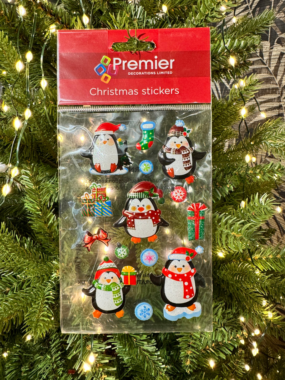 Christmas 3D Character Sticker Set