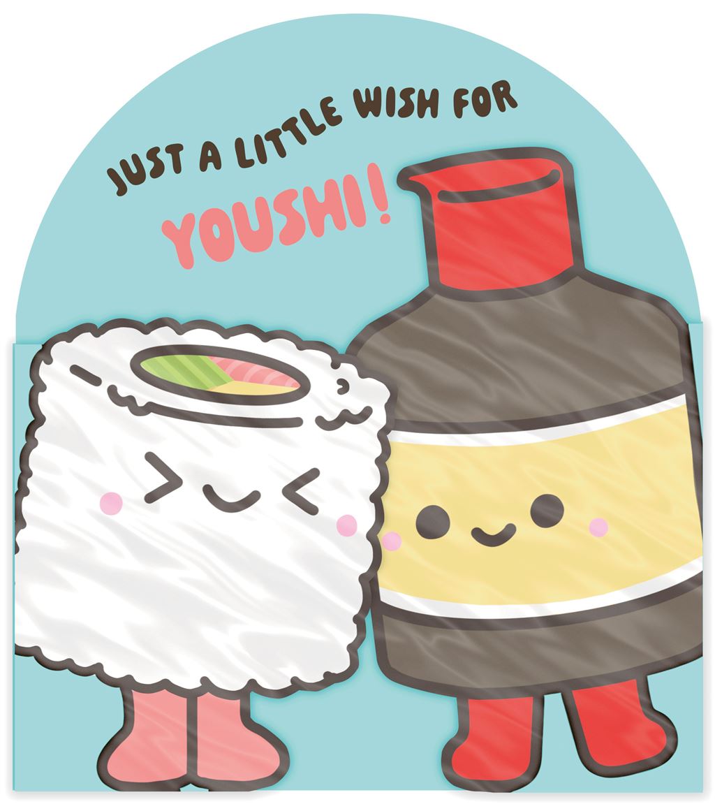 Better Together Just a Little Wish for Youshi! - Sushi & Soy Sauce Card