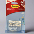 Command Clear Hooks Small - 2 hooks 4 medium strips