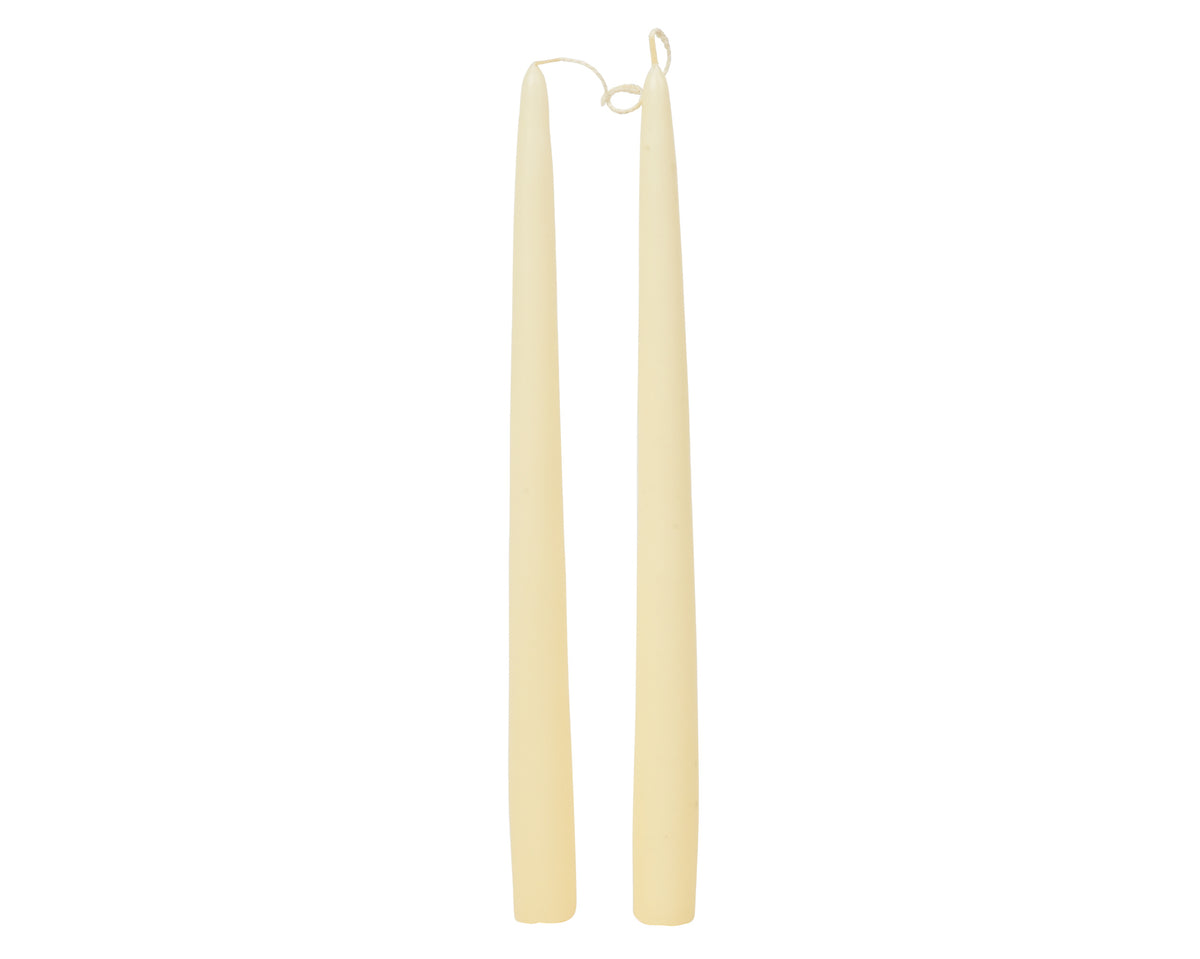 Pack of 2 Ivory Dinner Candles 32cm