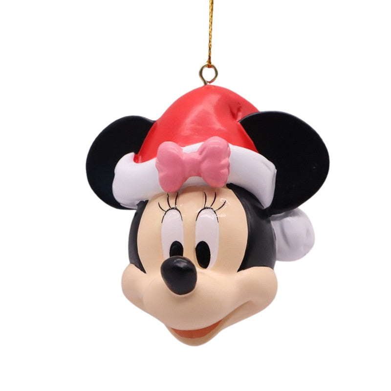 Disney Minnie Mouses Face Christmas Bauble