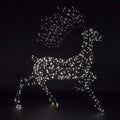 NOMA X-Large 1.4m Grey Wire Woburn Stag with Branch Antlers & 628 Duo Bulb Warm & Cool White LEDs