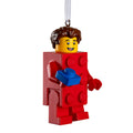 LEGO Keepsake Christmas - Red Brick Suit Boy Minifigure Christmas Bauble