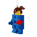 LEGO Keepsake Christmas - Blue Brick Suit Girl Minifigure Christmas Bauble