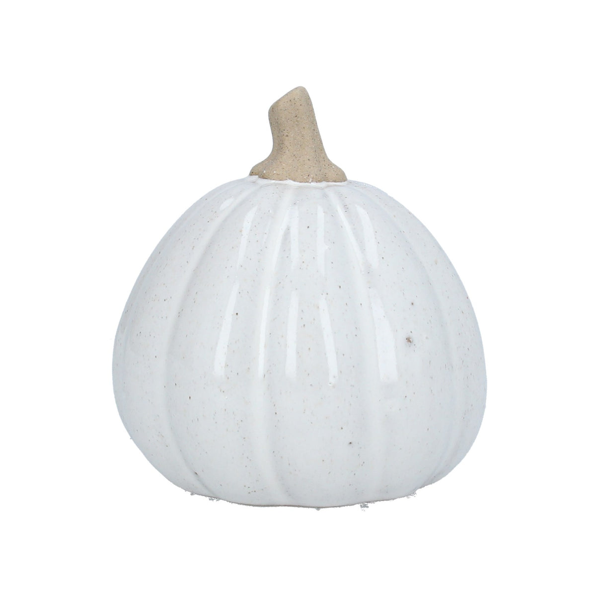 Gisela Graham White Squash Ceramic Ornament - 13cm on