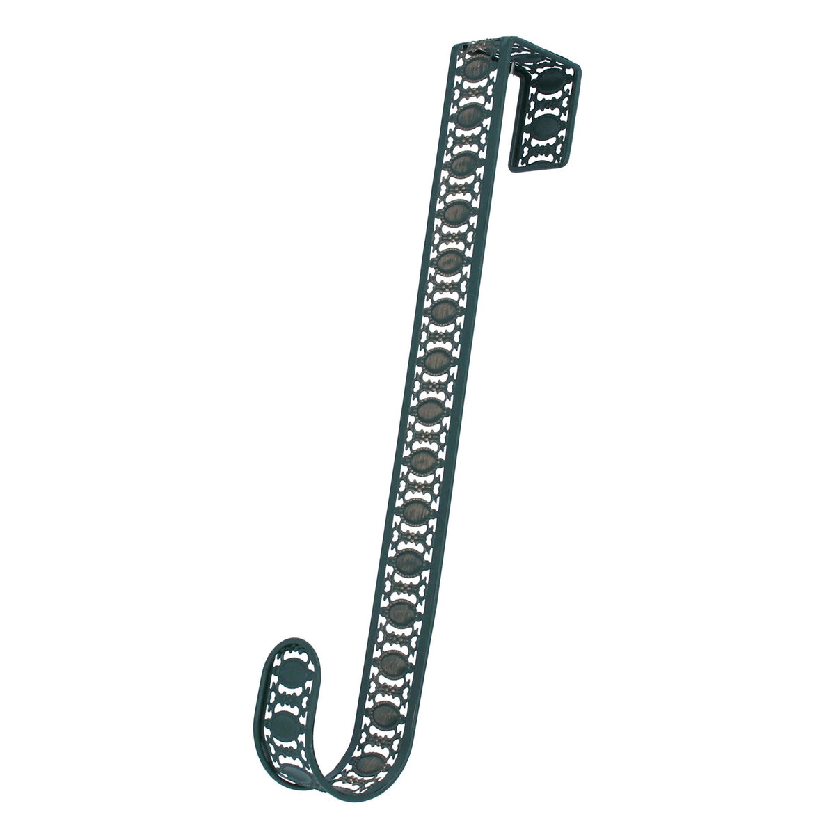 Gisela Graham Green Antique Patterned Metal Wreath Hanger 32cm