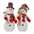 Gisela Graham - Plush Snowman Ornament