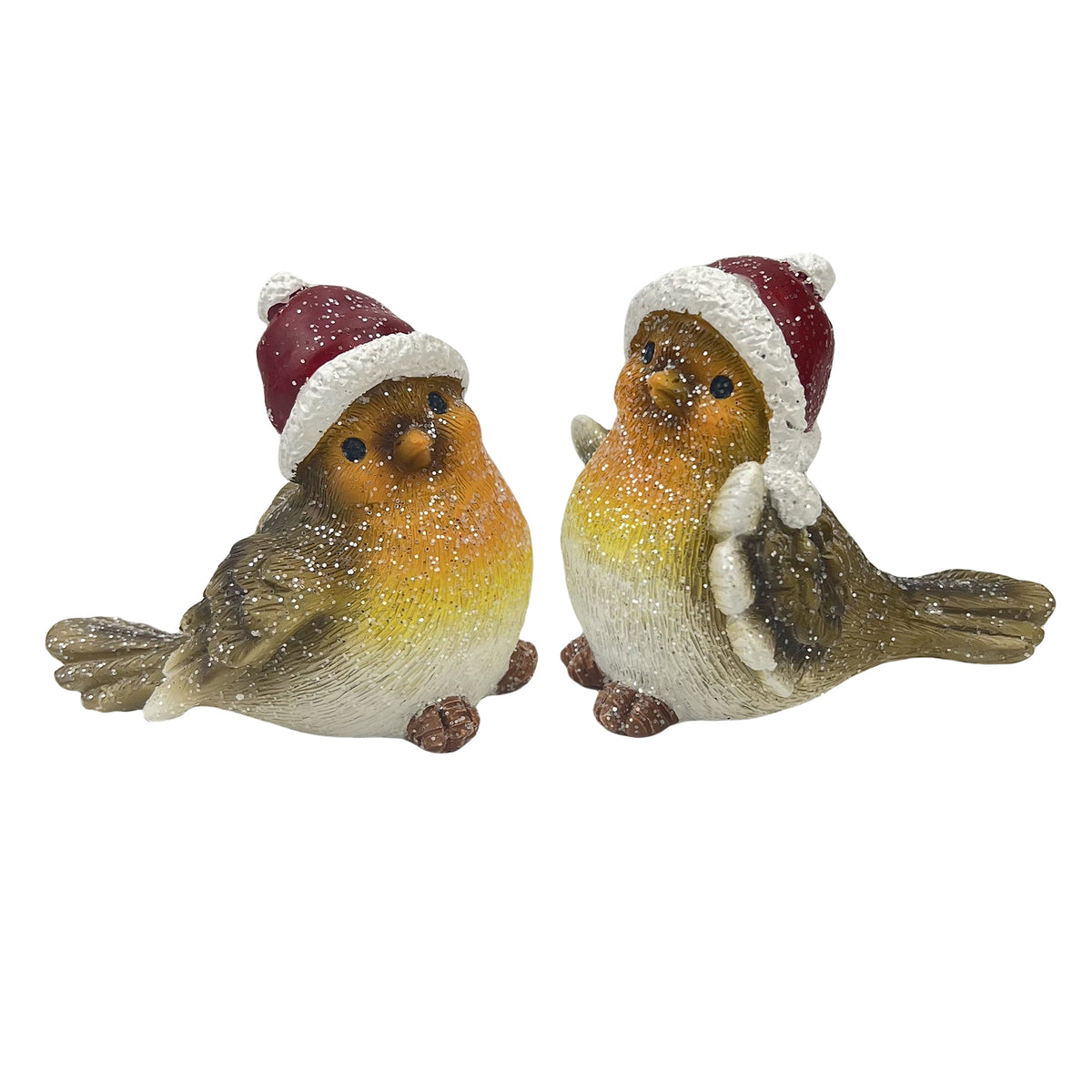 Robin with Hat - 8cm