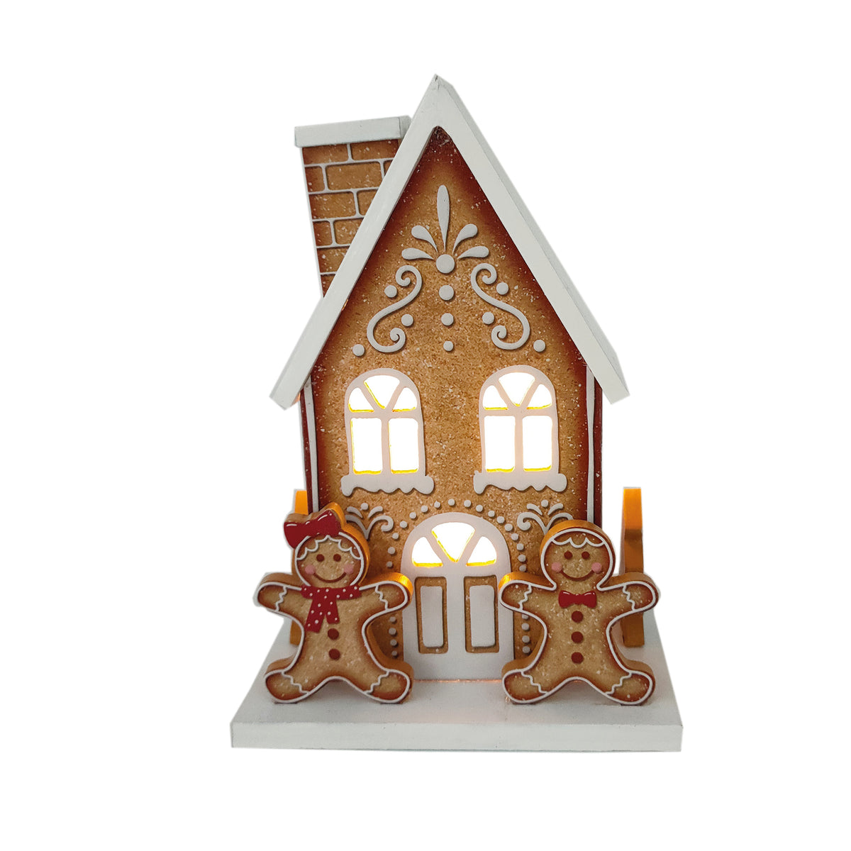 LED Gingerbread House - 15cm