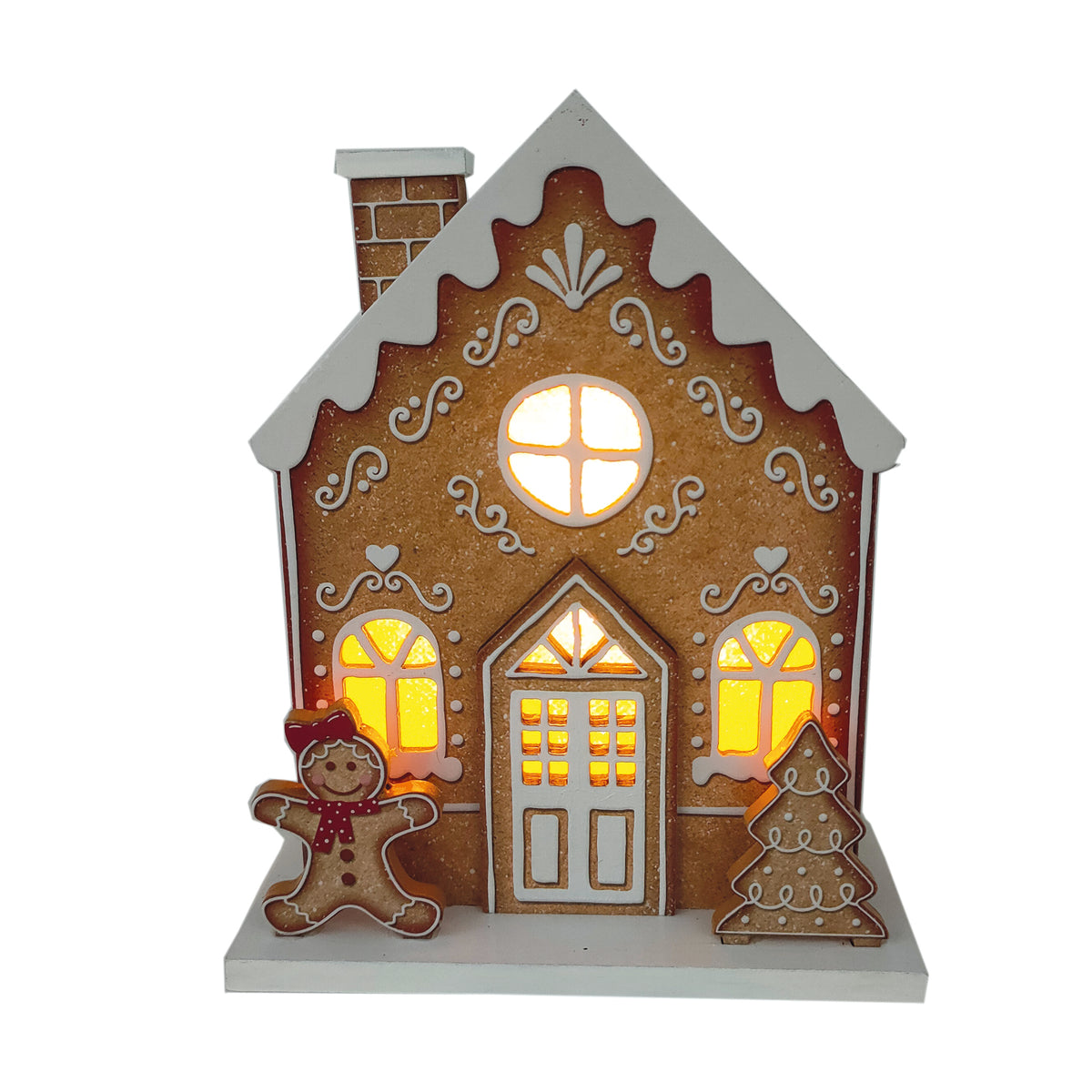 LED Gingerbread House - 17cm