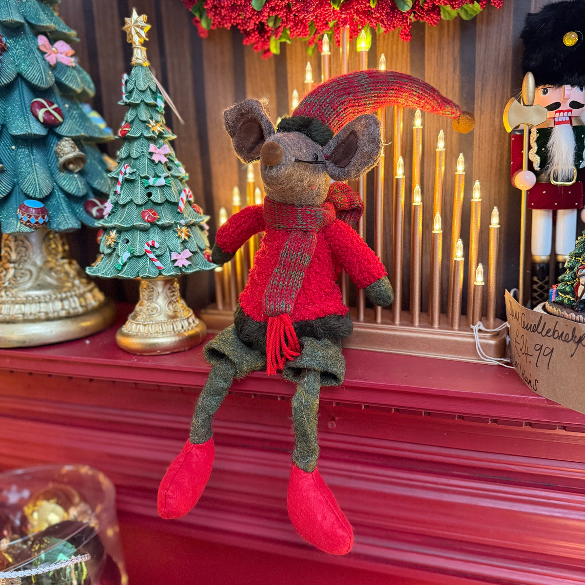 Dickory Dangly Leg Mouse Sitter