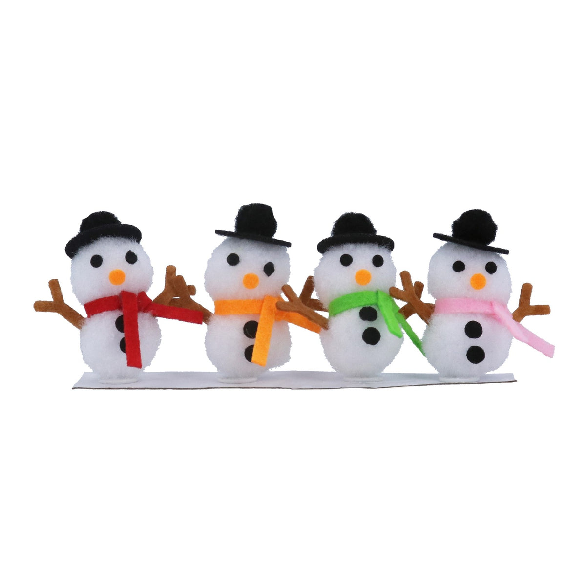 Gisela Graham - Chenille Snowmen - Box of 4