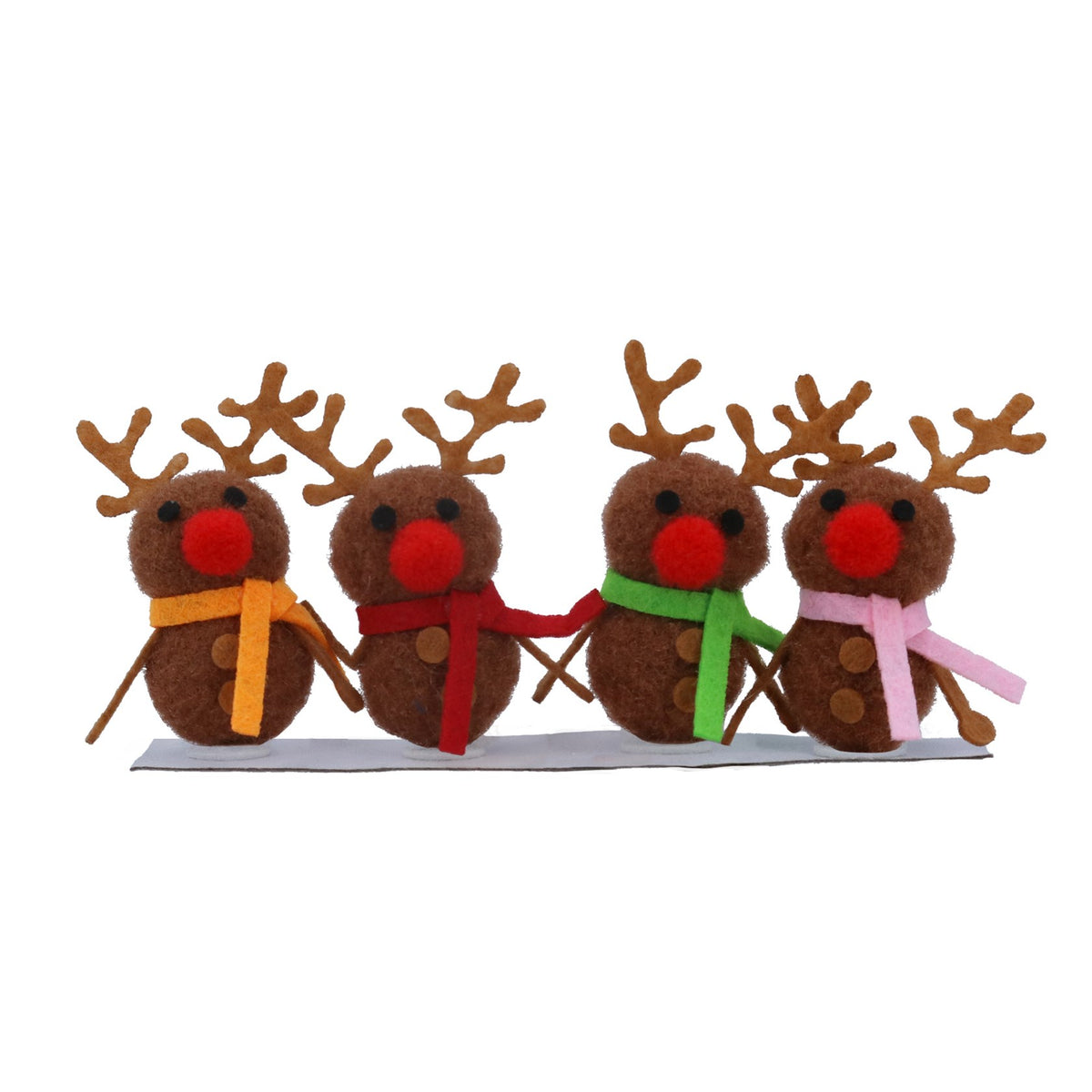 Gisela Graham - Chenille Reindeer - Box of 4