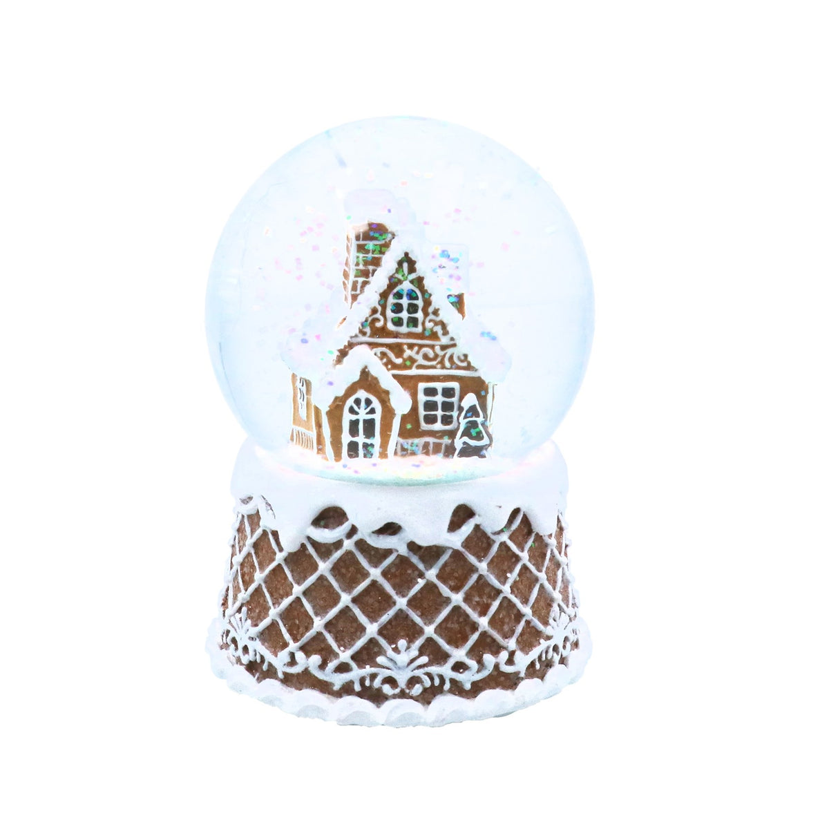 Gisela Graham Gingerbread House Musical Snow Dome