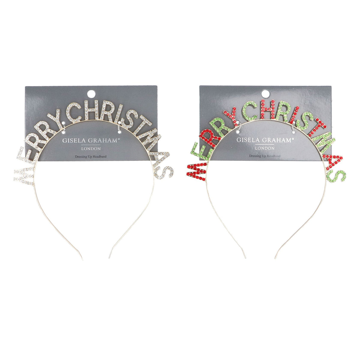 Gisela Graham Diamanté Merry Christmas Headband