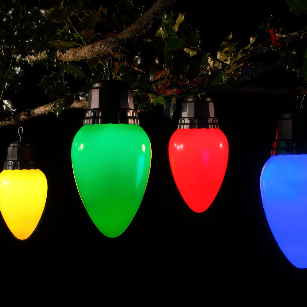 NOMA Giant Cone Bulb Lights Battery Operated - Set of 4