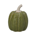 Gisela Graham - Green Porcelain Woven Ornament