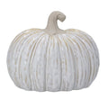 Gisela Graham - White Porcelain Semi-3D Pumpkin Ornament