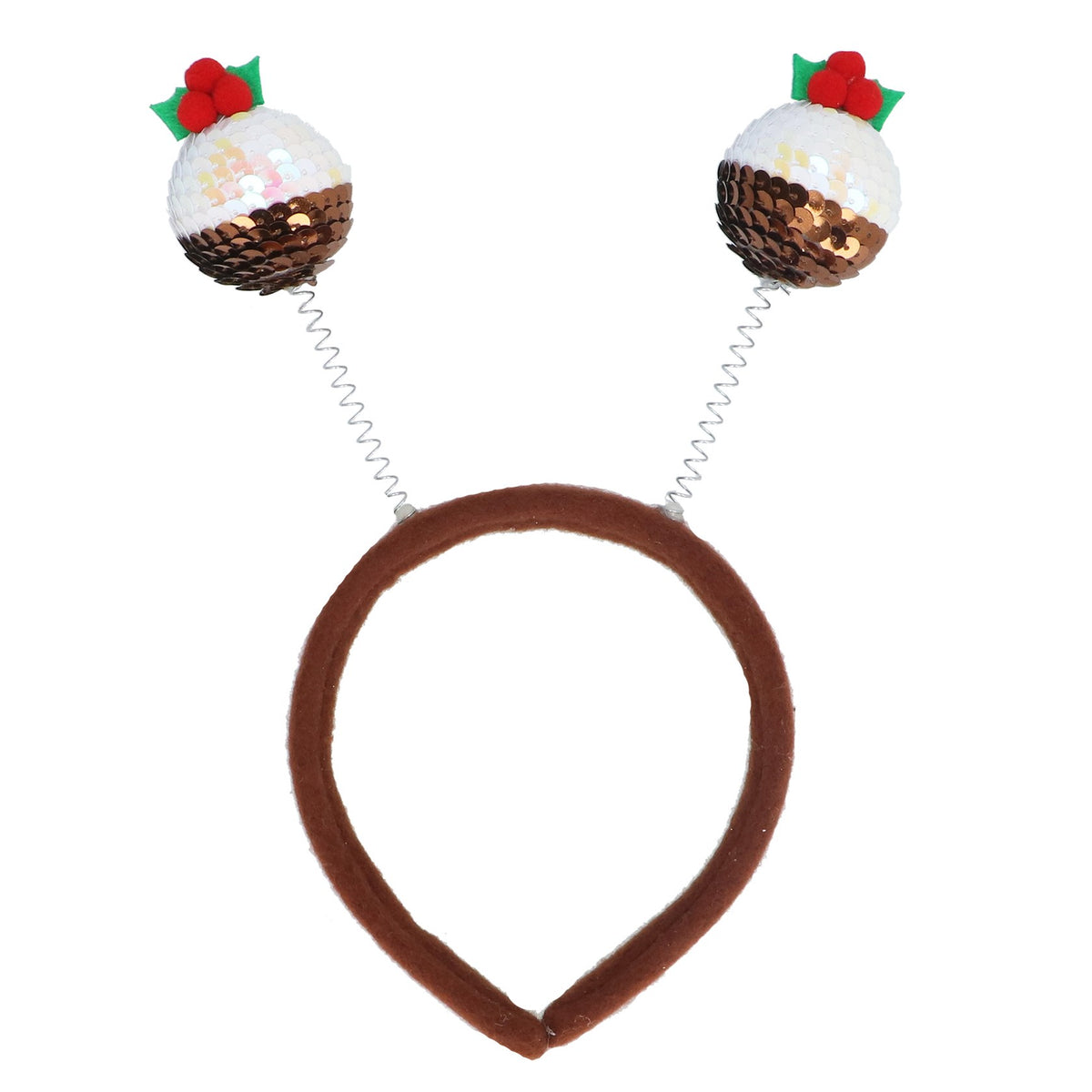 Gisela Graham - Christmas Pudding Boppers Headband 25cm