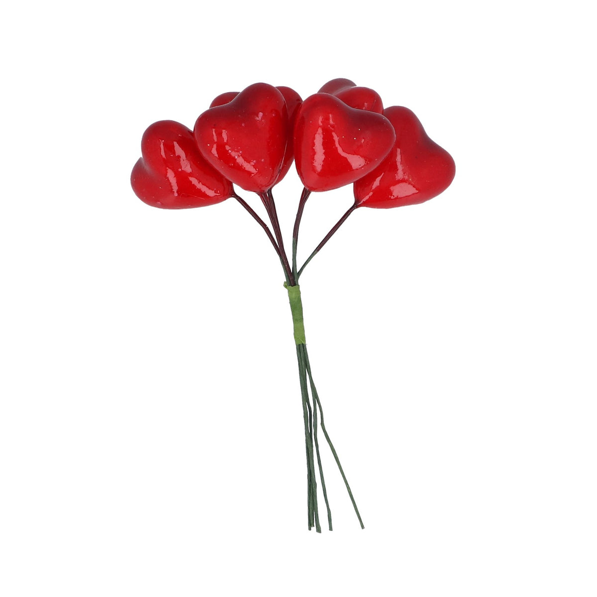 Gisela Graham Mini Red Hearts Pick Bunch